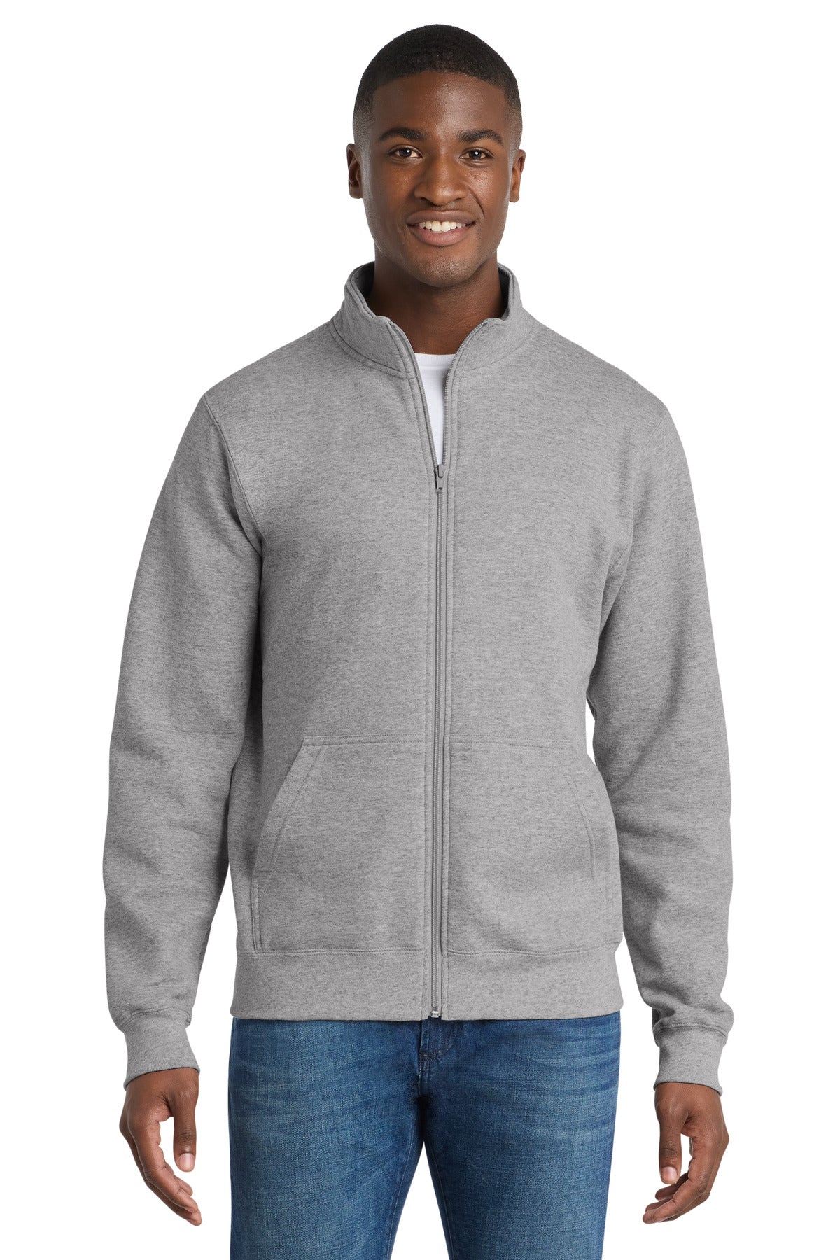 Port & Co™ Core Fleece Cadet Full-Zip Sweatshirt PC78FZ