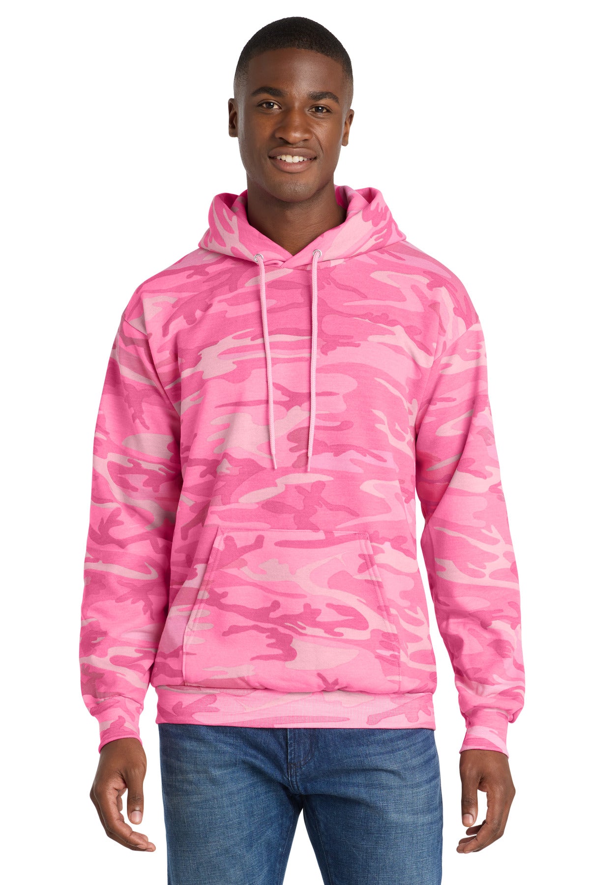 Port & Co™ Core Fleece Camo Pullover Hooded Sweatshirt. PC78HC