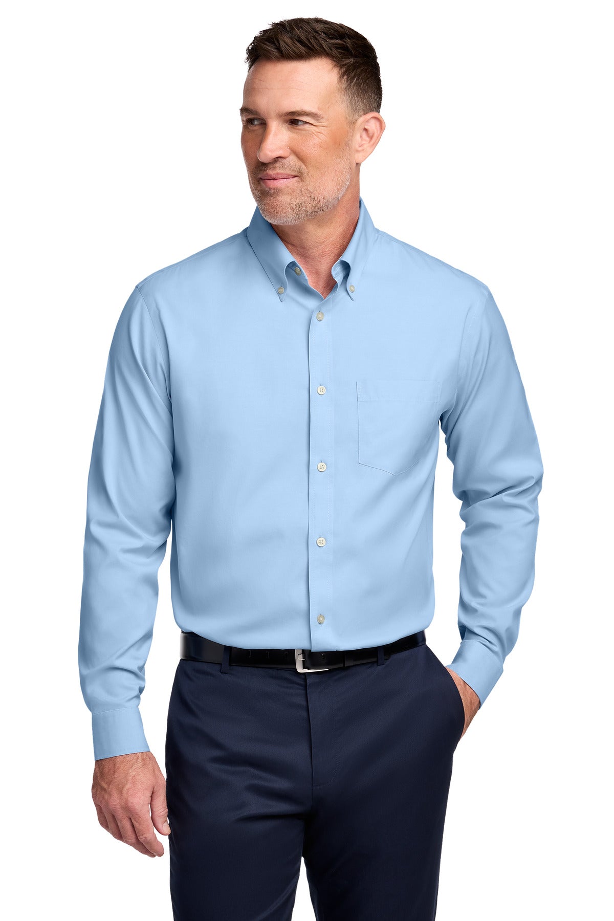 Brooks Brothers® Tall Wrinkle-Free Stretch Pinpoint Shirt TBB18000